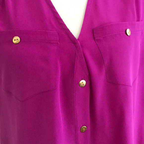 Amanda Uprichard Silk Button-Down Shirt - USA made - Picture 4 of 8